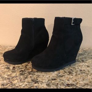 Forever21 ankle wedge booties